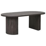 LISA DESIGN Oliva - table basse - effet bois - 120 cm. Coloris disponibles : Noir, Marron