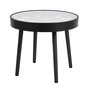 Voir la diapositive 2 : Paris Prix Table d'Appoint Horloge  Lounge  50cm Noir