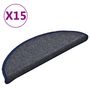 Voir la diapositive 2 : VIDAXL Tapis de marches d'escalier 15 pcs Gris fonce et bleu 56x17x3cm