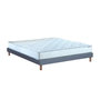 Voir la diapositive 4 : IDLITERIE Pack ensemble matelas ressorts ASTRE, sommier, couette et oreillers