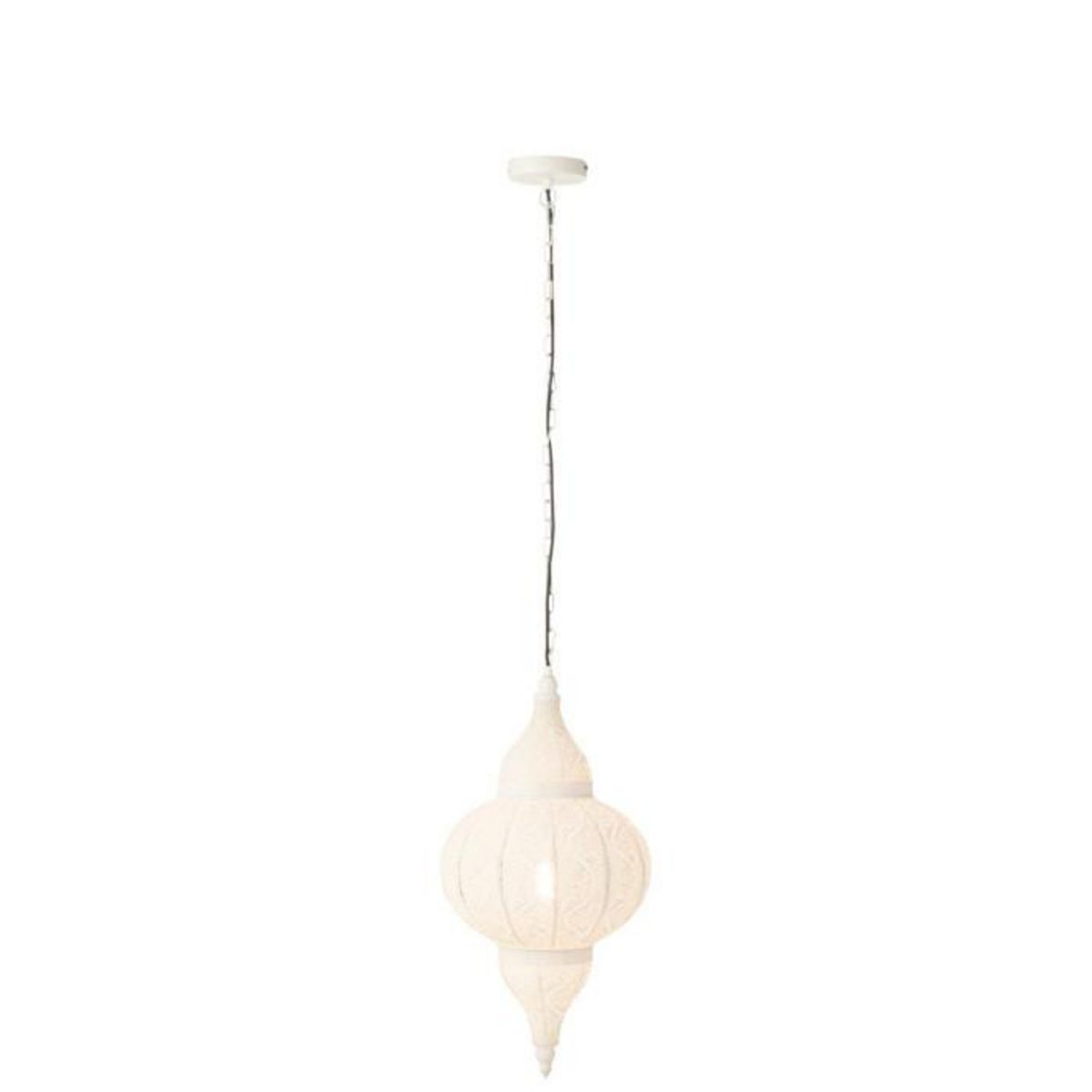 Paris Prix Lampe Suspension en Métal  Bore  65cm Blanc