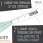 Voir la diapositive 5 : SCRAPCOOKING Fouet et thermomètre 2 en 1 pour pâtisserie
