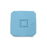 SOLEIL D'OCRE Dessus de chaise gobelin 40x40 cm ALIX turquoise
