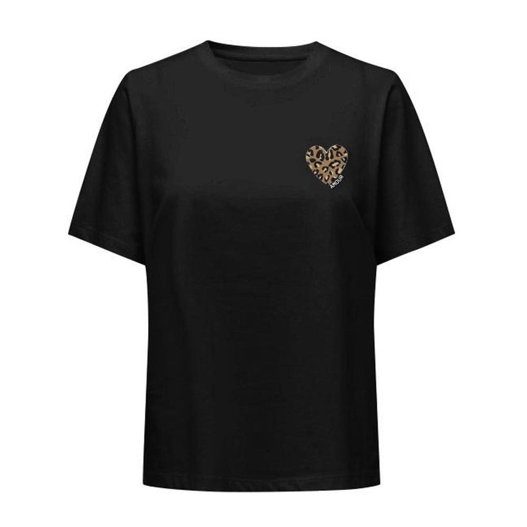 Only T-Shirt Noir Femme Only Cary. Coloris disponibles : Noir