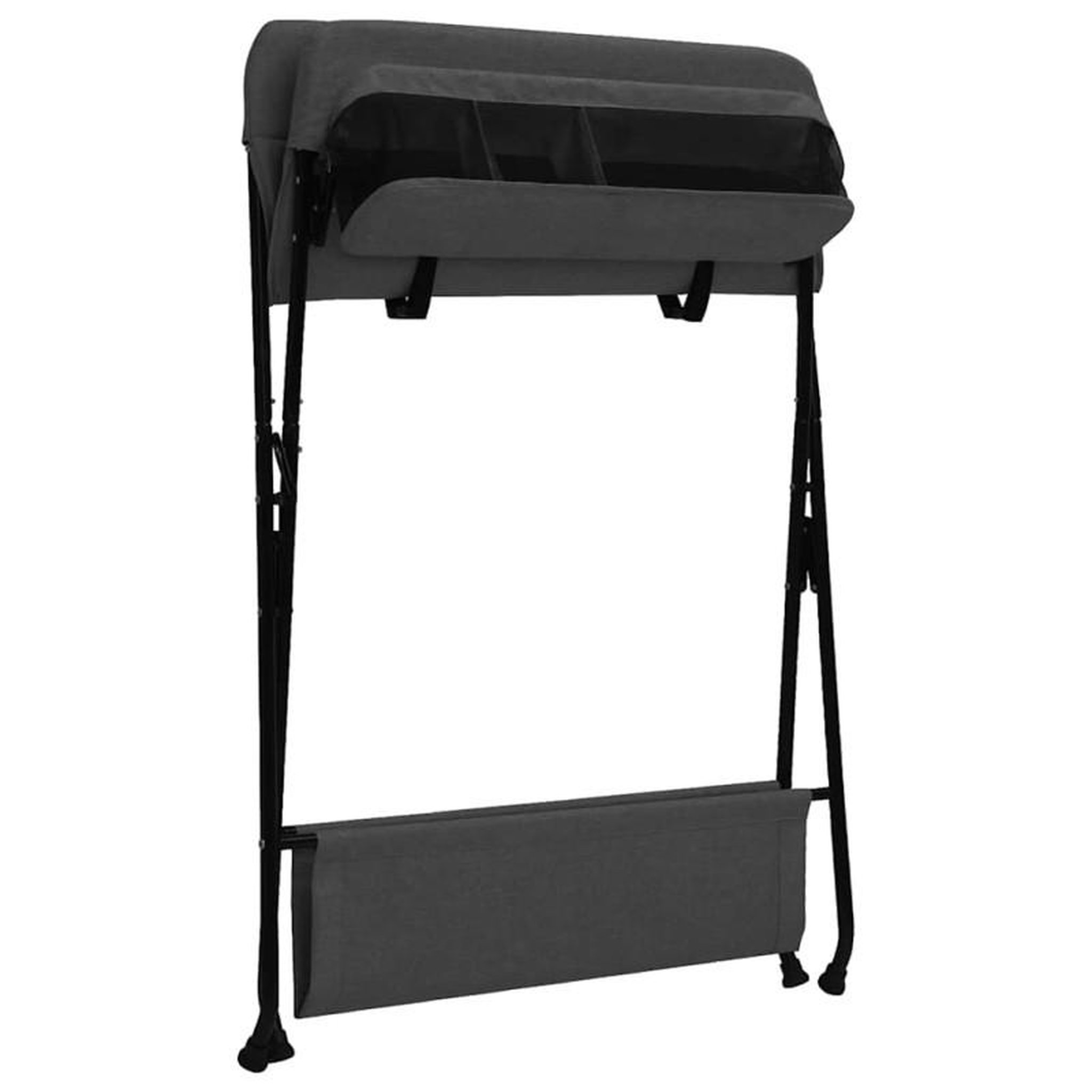 Voir la diapositive 5 : VIDAXL Table à langer Anthracite Fer