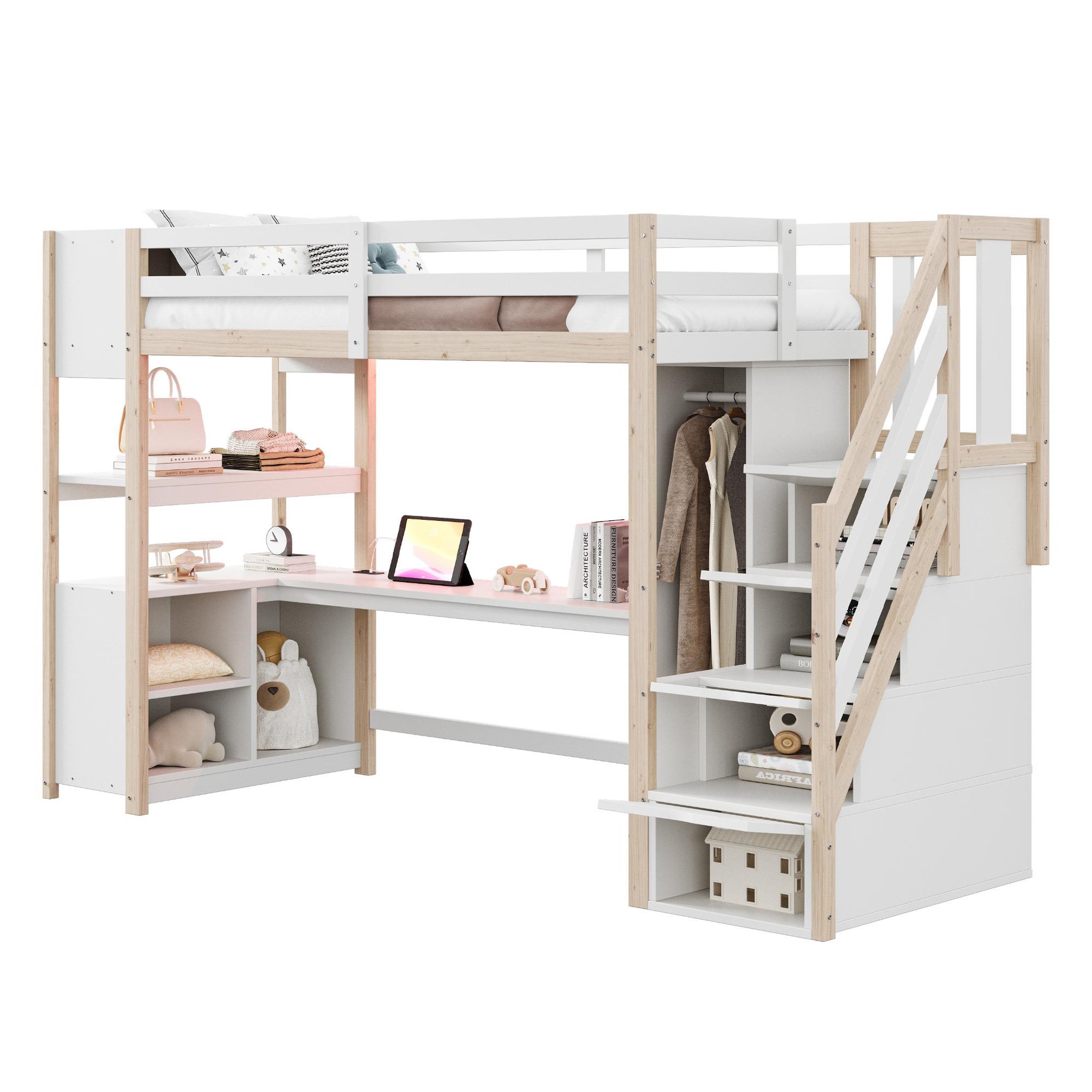 Voir la diapositive 1 : MERAX Lit mezzanine