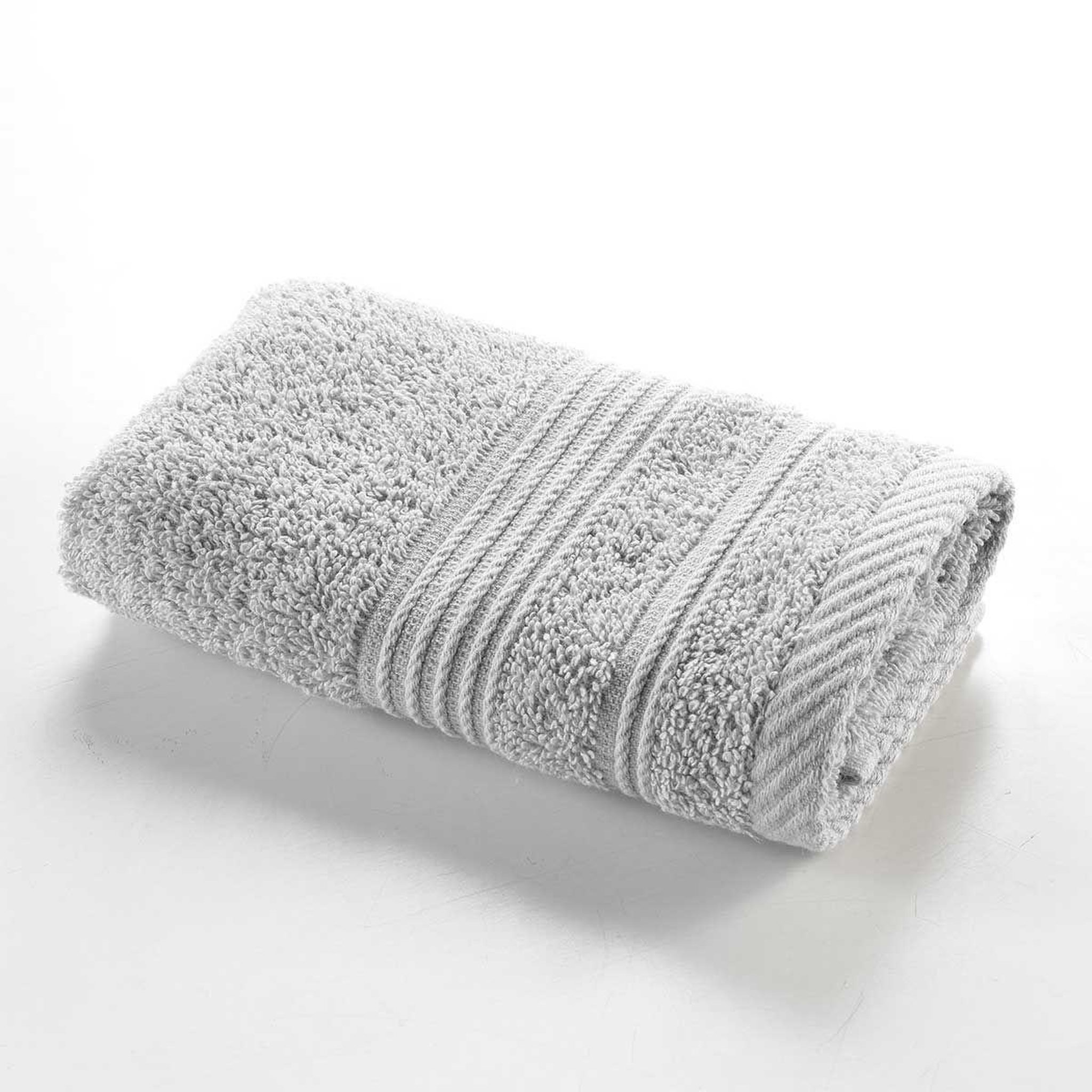 Voir la diapositive 3 : Douceur d'Intérieur Serviette d'Invité  Tendresse  30x50cm Gris Perle
