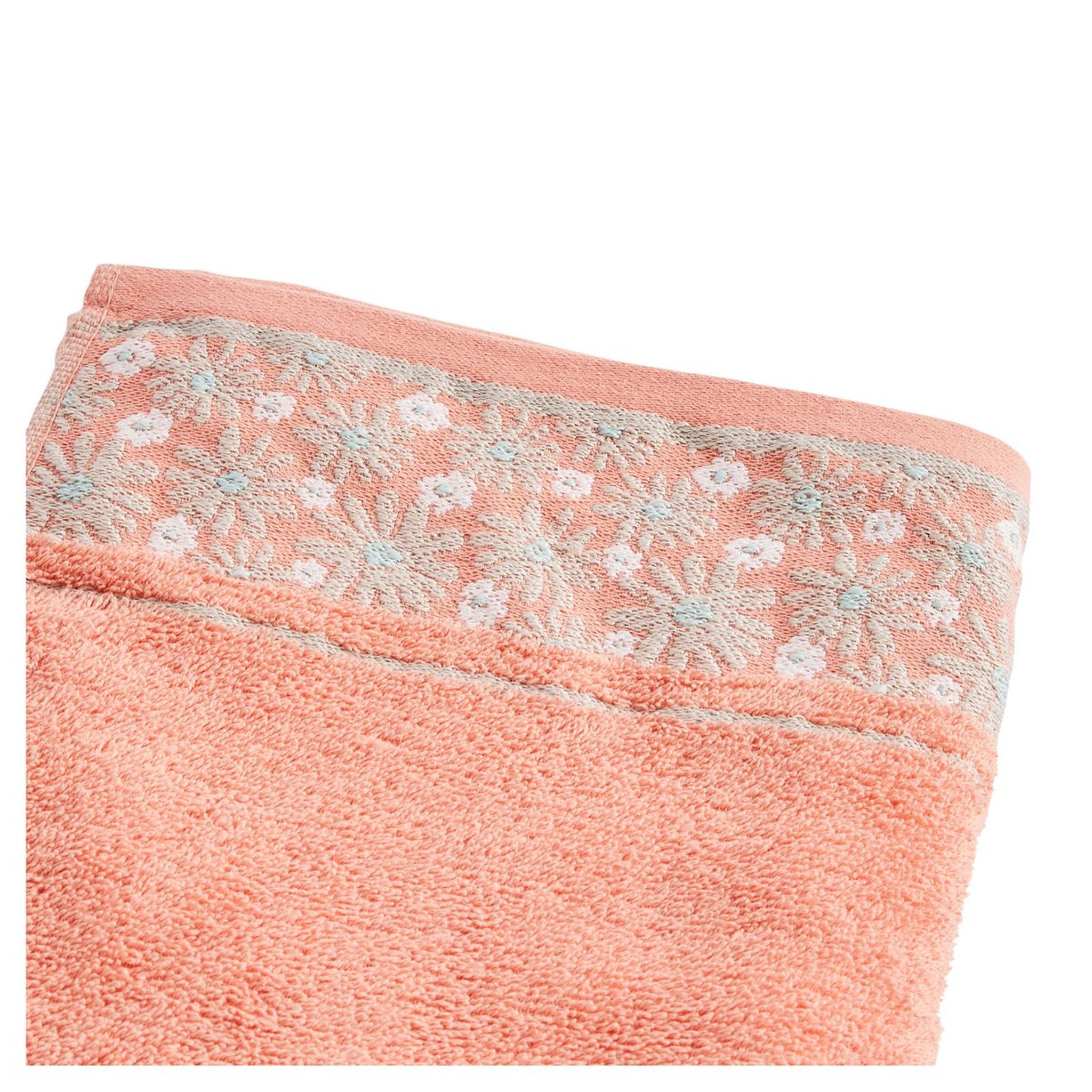 Voir la diapositive 2 : ACTUEL Drap de bain en coton liteau fantaisie  450gsm JOY 
