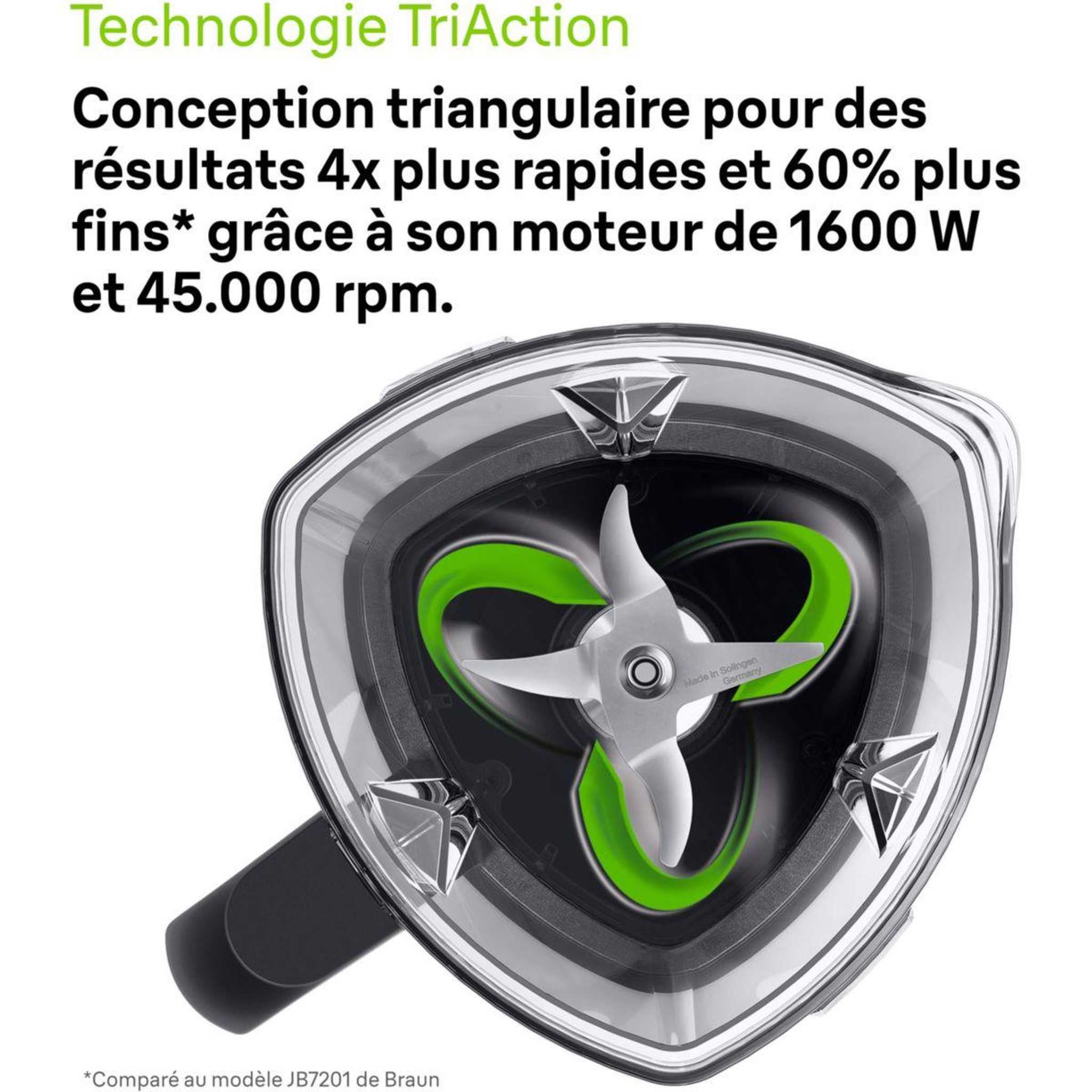 Voir la diapositive 5 : BRAUN Blender jb9040bk powerblend 9 noir