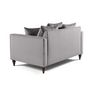Voir la diapositive 4 : BEST MOBILIER Flamingo - canapé droit 2 places en velours