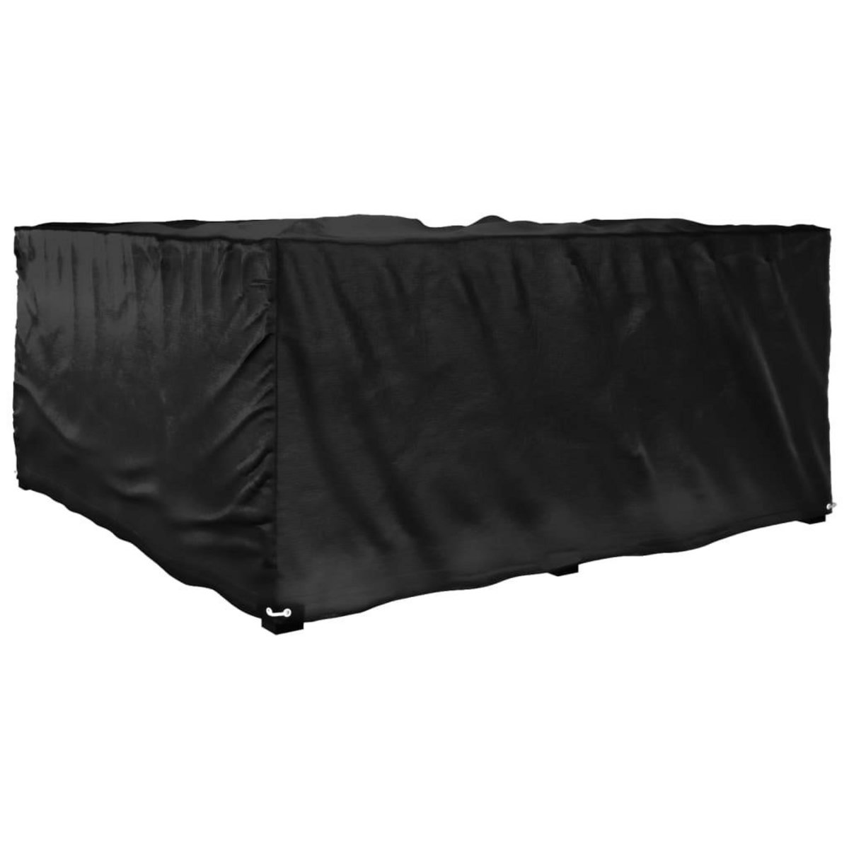 VIDAXL Housse de salon de jardin en forme de L 12 œillets 185x185x90cm