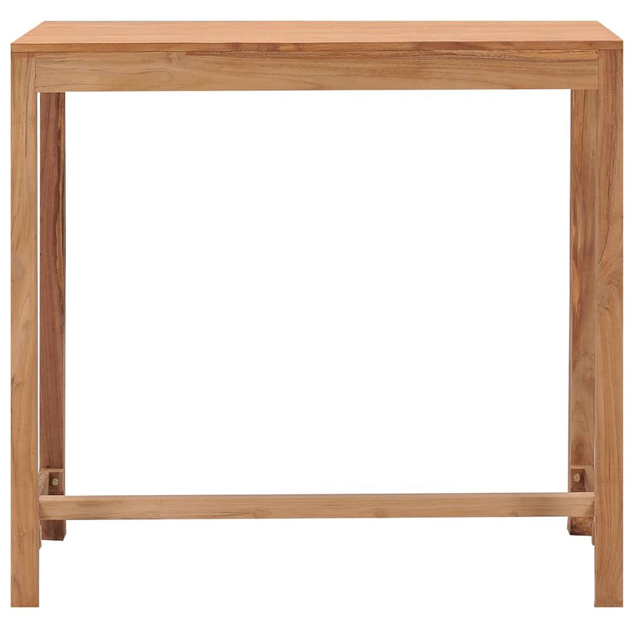 Voir la diapositive 2 : VIDAXL Table de bar de jardin 110x60x105 cm bois de teck solide
