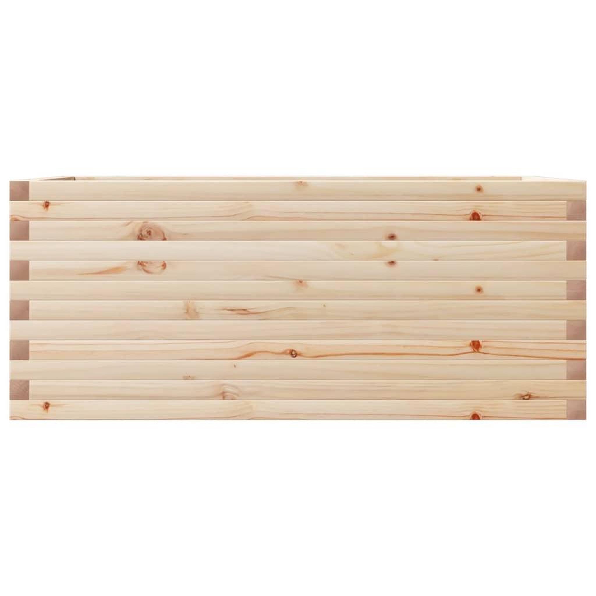 Voir la diapositive 5 : VIDAXL Jardiniere 110x60x45,5 cm bois de pin massif