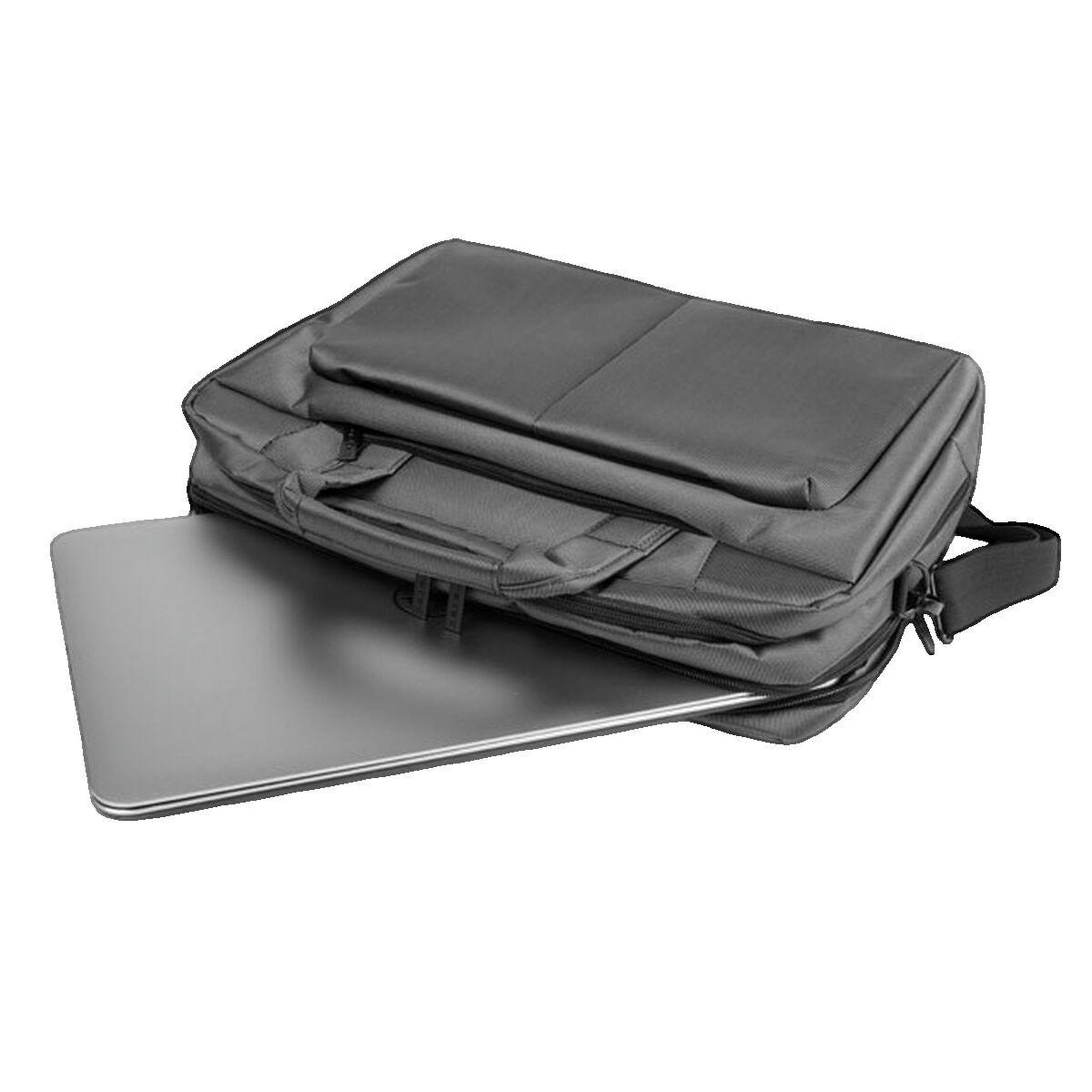 Voir la diapositive 3 : NATEC Mallette Natec NTO-0812 Gris / Graphite pour ordinateur portable 15.6 pouces
