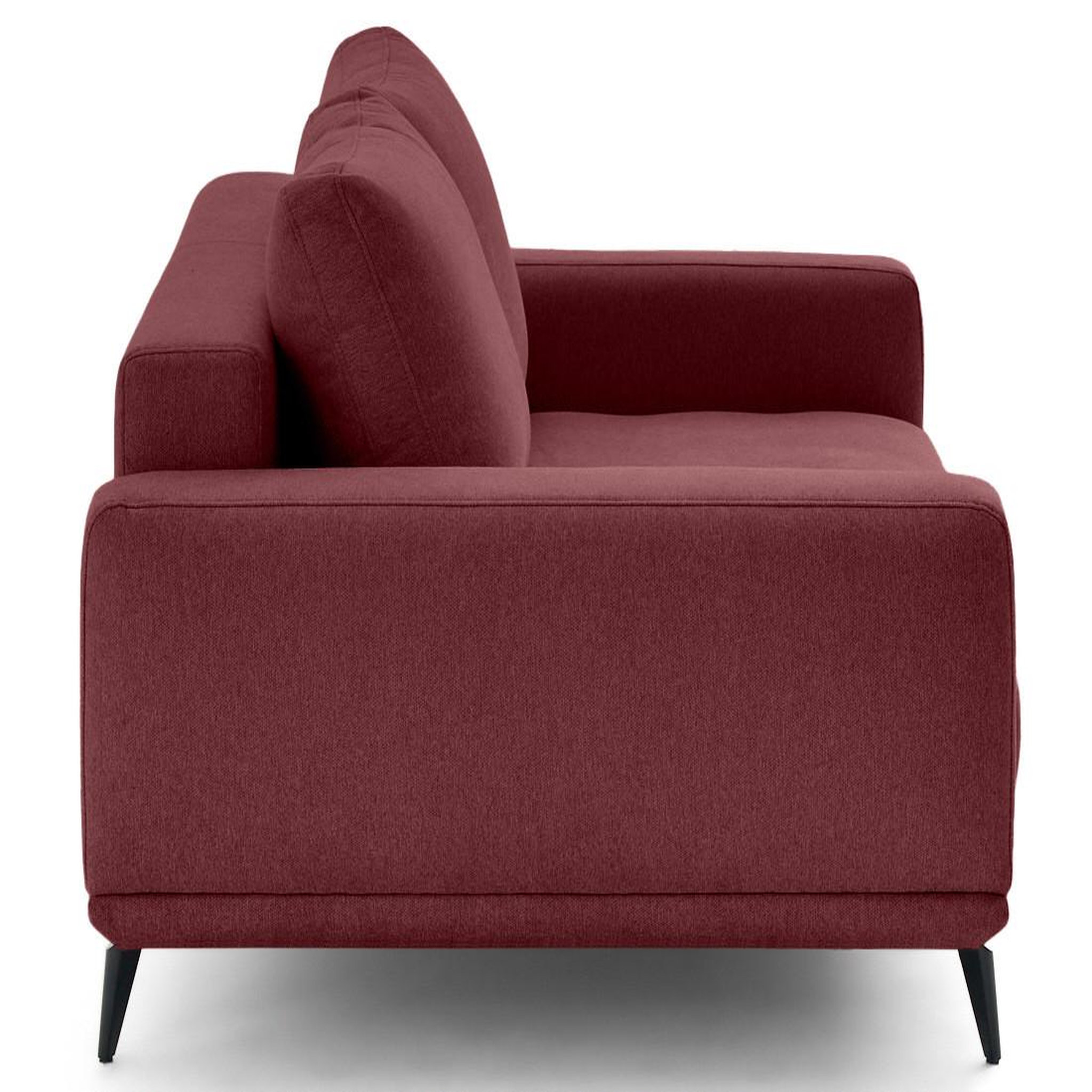 Voir la diapositive 6 : LISA DESIGN Vicence - canapé droit 2 places en tissu