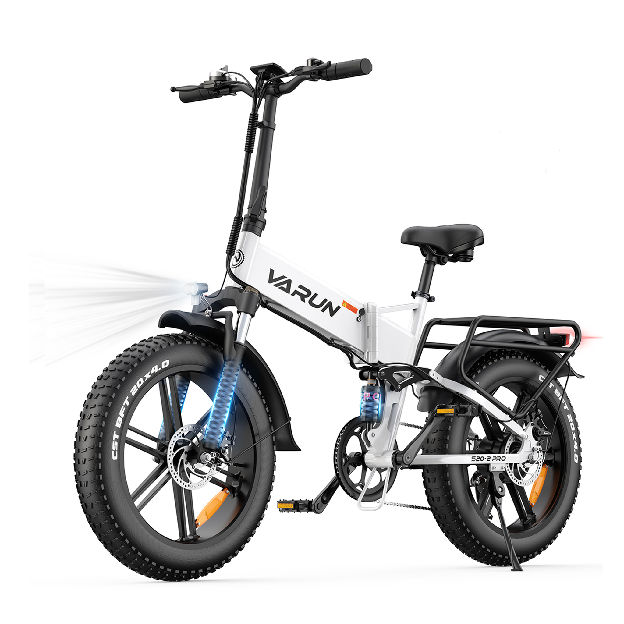 Voir la diapositive 1 : VARUN Vélo électrique pliable varun s20-2 pro