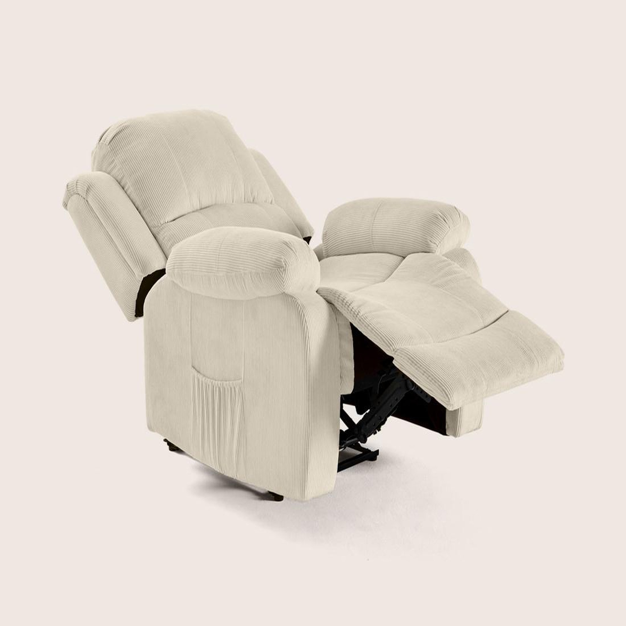 Voir la diapositive 5 : BEST MOBILIER Armand - fauteuil relax électrique en velours côtelé