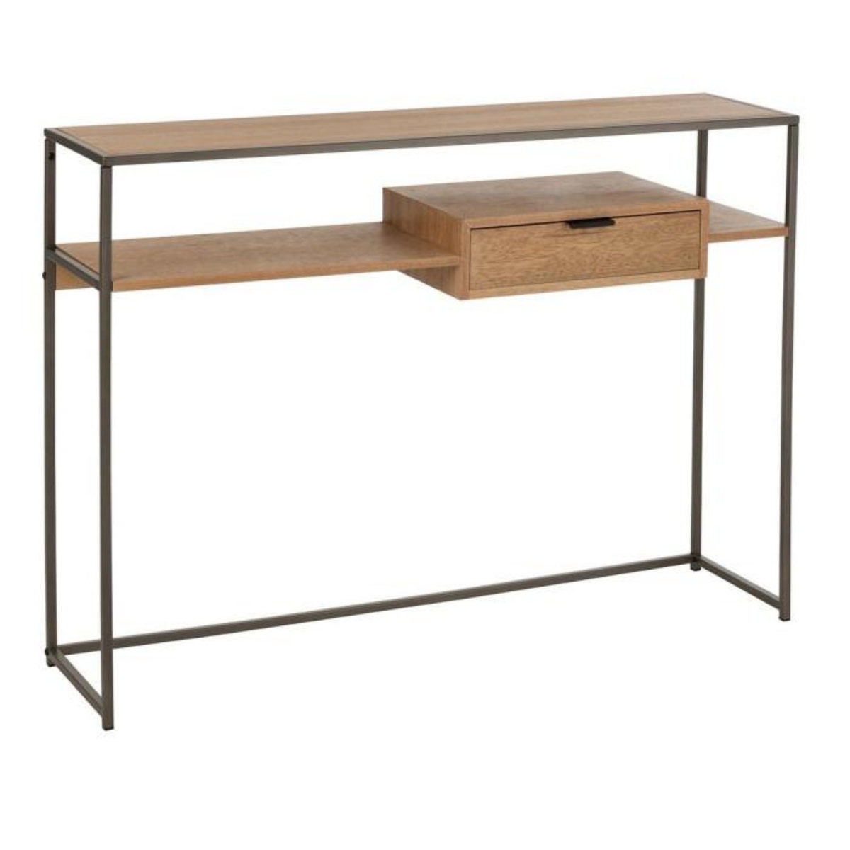 Paris Prix Console 1 Tiroir Design  Giuseppe  120cm Naturel