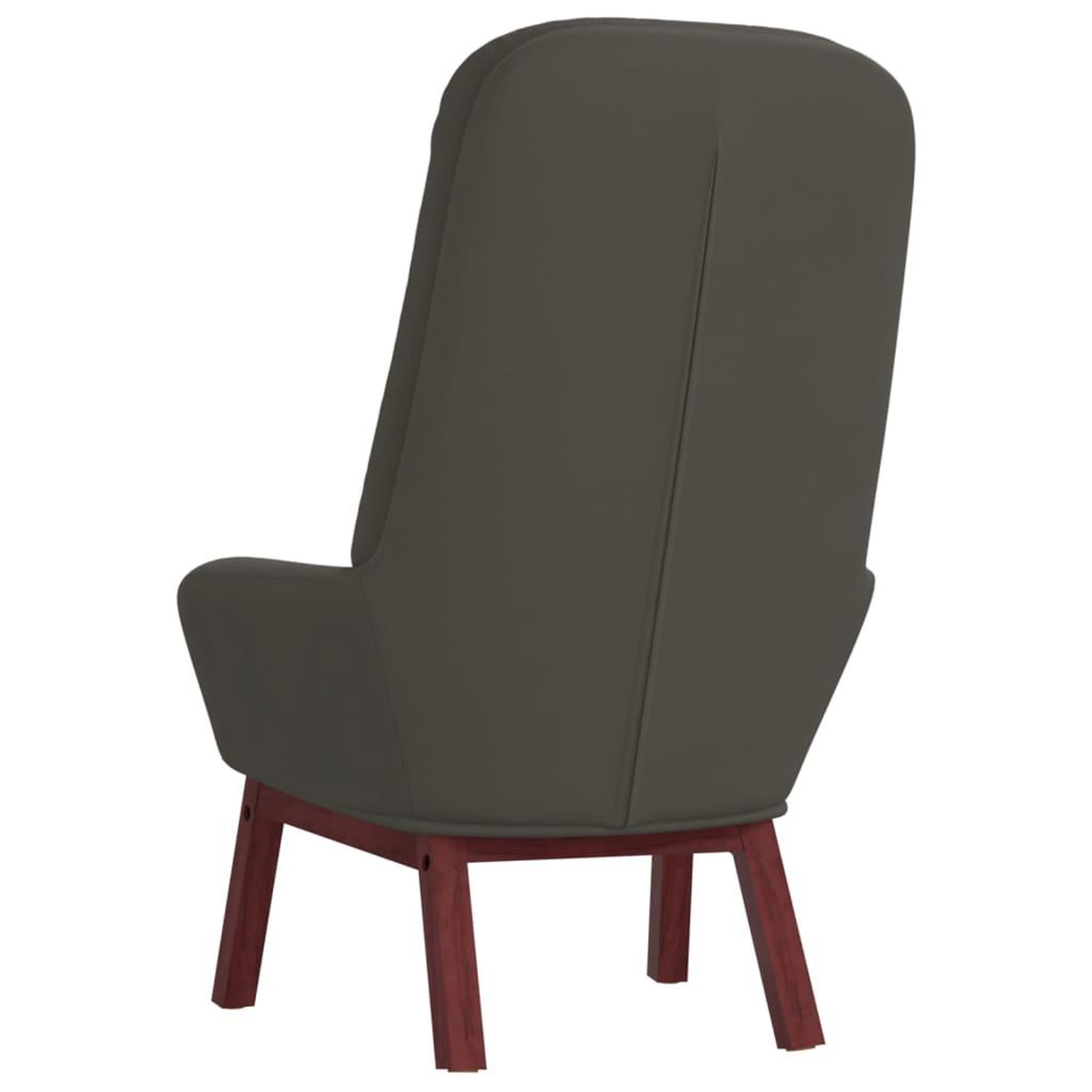 Voir la diapositive 5 : VIDAXL Chaise de relaxation Gris fonce Velours