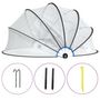 Voir la diapositive 2 : VIDAXL Dome de piscine rond 406x203 cm PVC