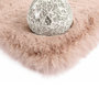 Voir la diapositive 5 : Paris Prix Tapis Uni Rond Doux à Poils Longs  Rabbit  Beige