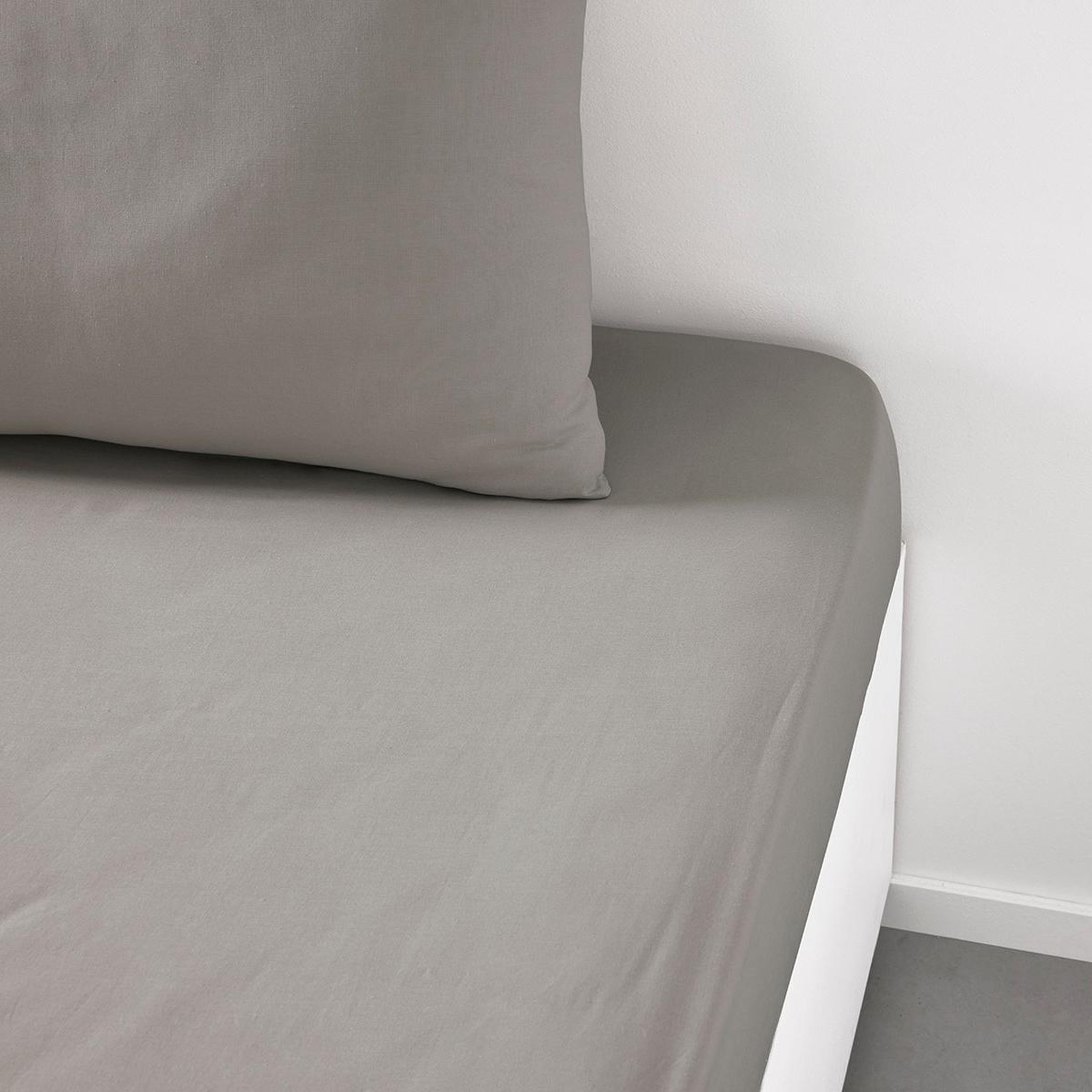 Voir la diapositive 3 : TODAY Drap housse uni en Coton 57 fils ESSENTIAL 