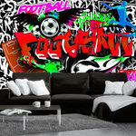 Paris Prix Papier Peint  Football Passion. Coloris disponibles : Multicolore