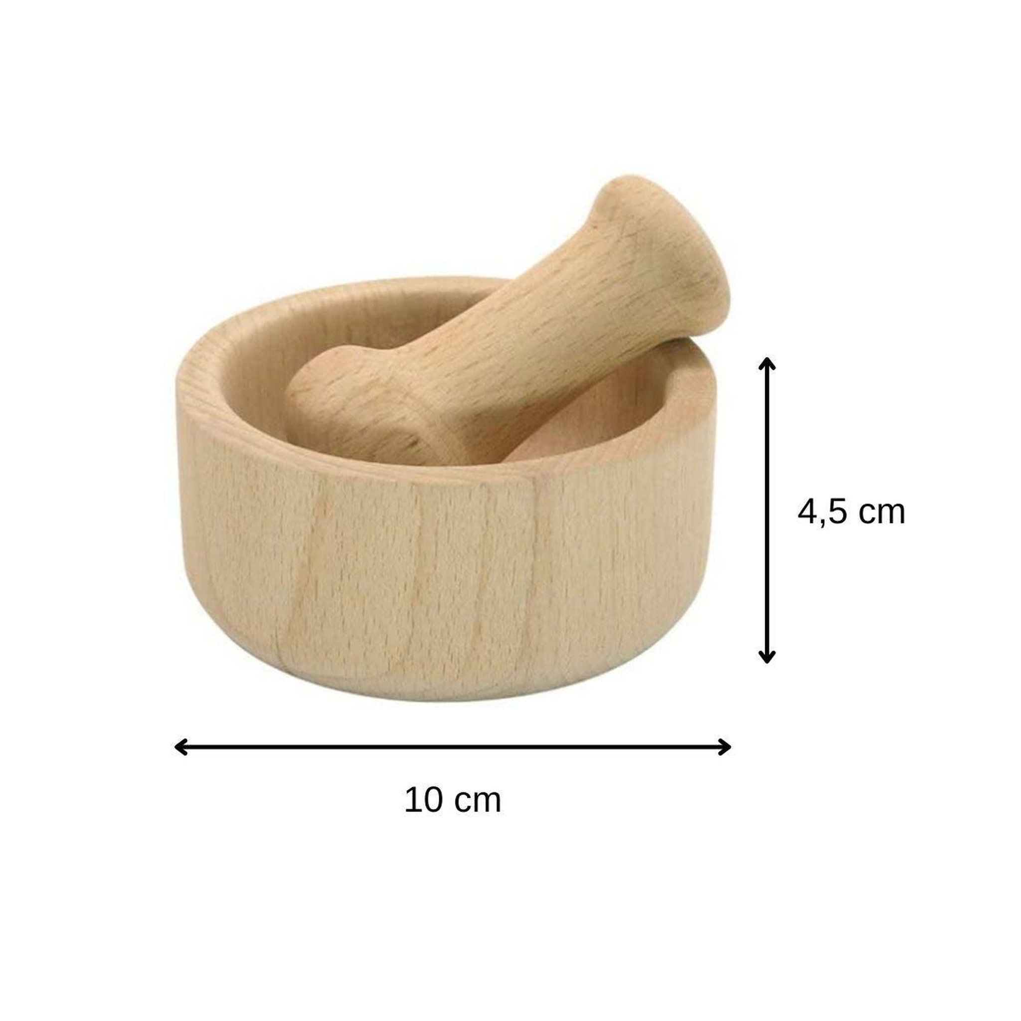 Voir la diapositive 3 : Fackelmann Mortier et pilon de cuisine en bois fackelmann wood edition