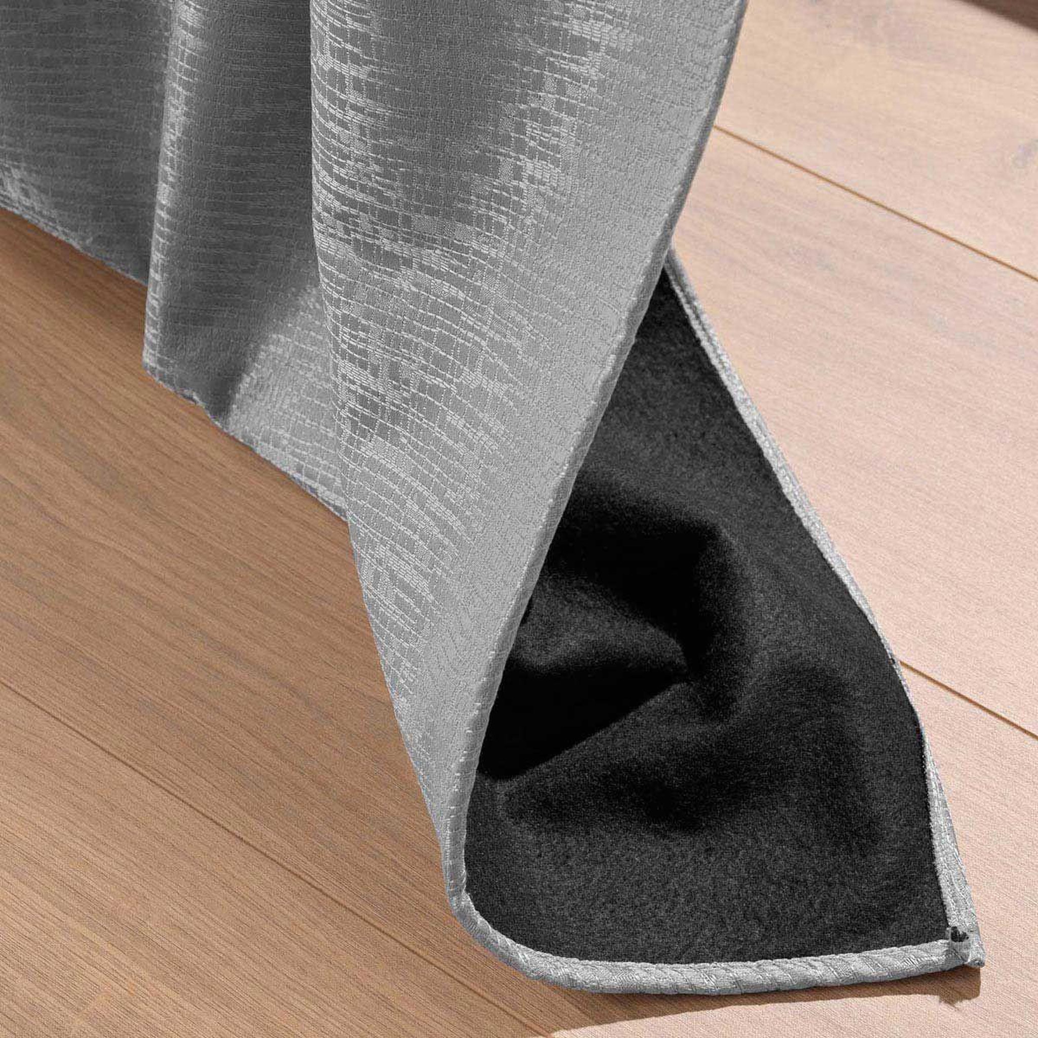 Voir la diapositive 3 : Douceur d'Intérieur Rideau isolant thermique  polarine  140x260cm gris