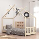 VIDAXL Cadre de lit d'enfant Bois de pin massif 90 x 200 cm