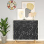 Voir la diapositive 1 : VIDAXL Film autoadhesif pour meubles Pierre noire 500x90 cm PVC