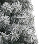 Voir la diapositive 4 : VIDAXL Sapin de Noël mince avec support et flocon de neige 300 cm PVC