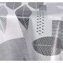 Voir la diapositive 3 : HABITABLE Nappe en toile cirée ronde Opus - Diam. 135 cm - Gris
