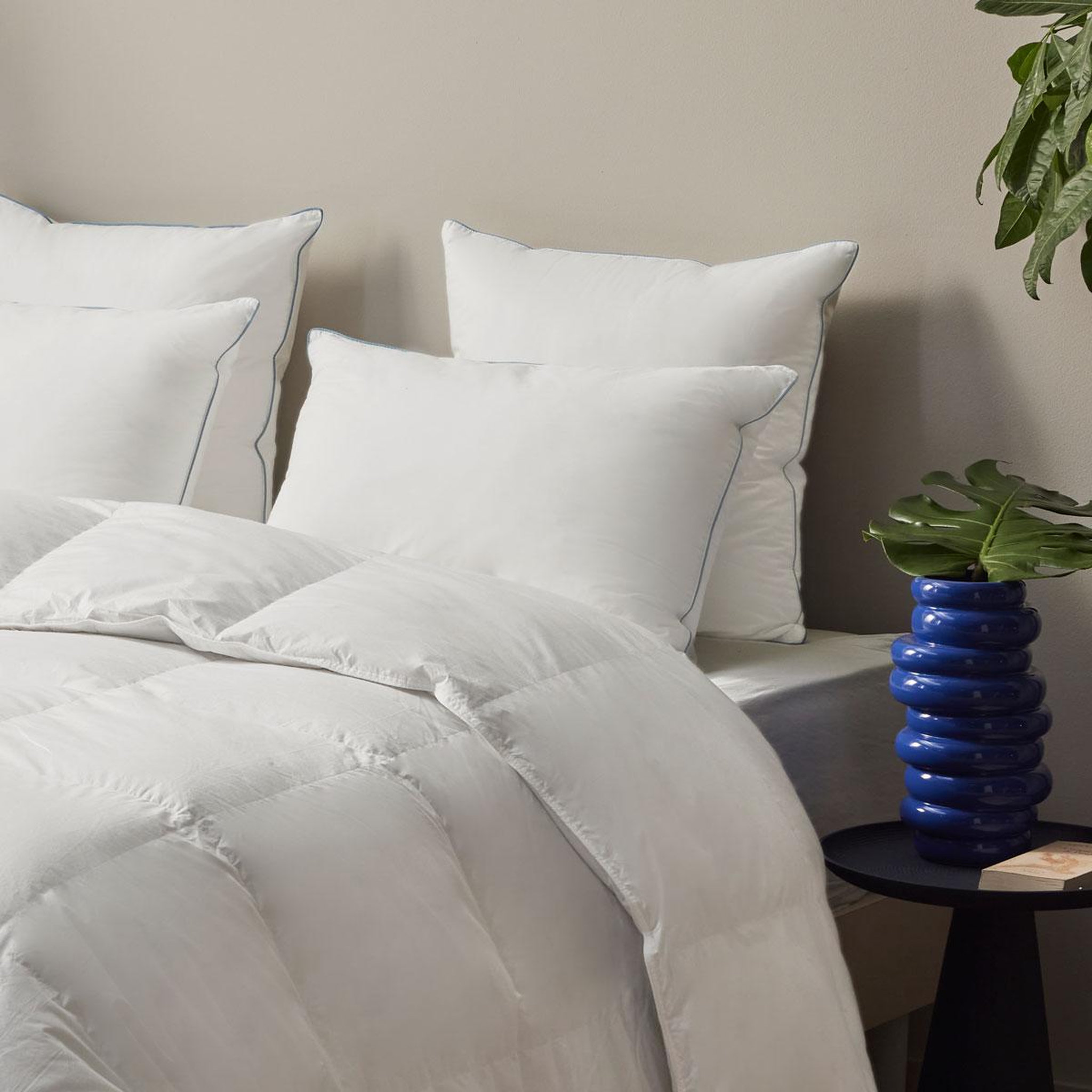 DUNLOPILLO Oreiller confort flex - reglable. Coloris disponibles : Blanc