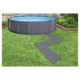 Voir la diapositive 2 : INTEX Dalle de protection en mousse gris pour piscine et spa