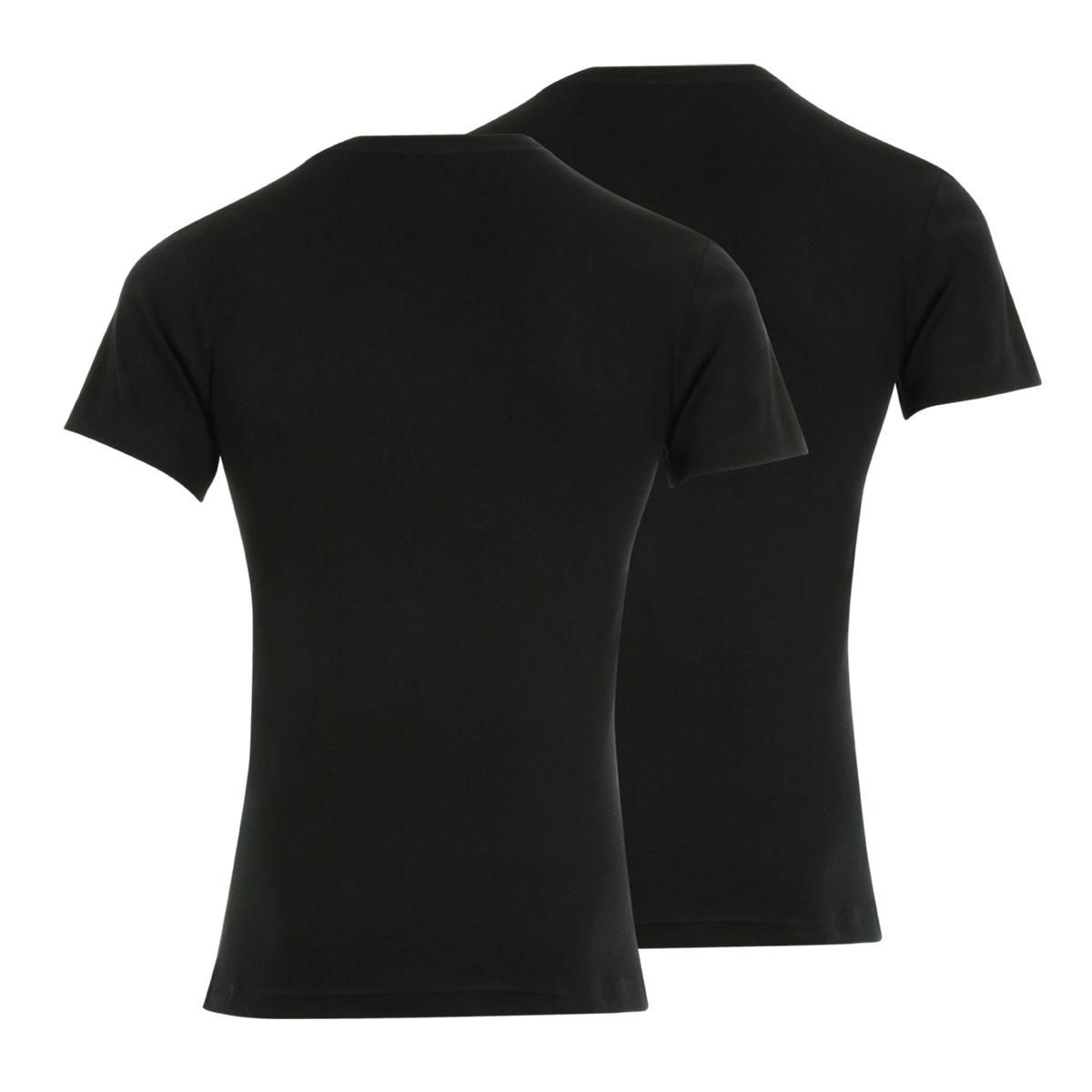 Athena Lot de 2 Tee shirts col V homme Coton Bio