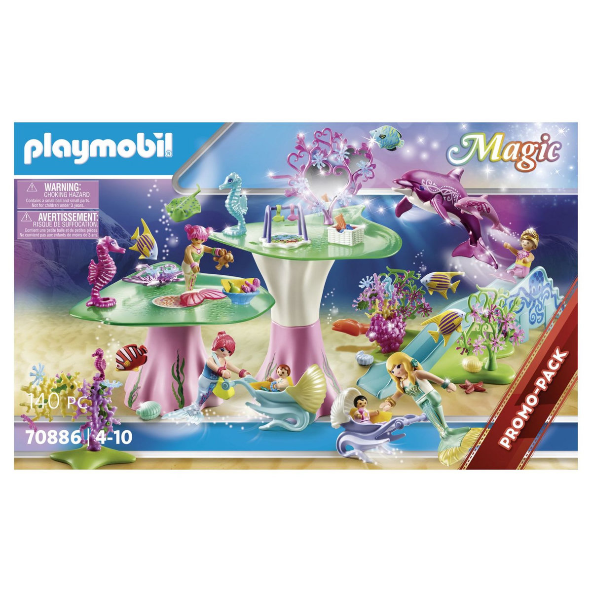 PLAYMOBIL 70886 - Magic - Aire de jeux pour enfants sirenes