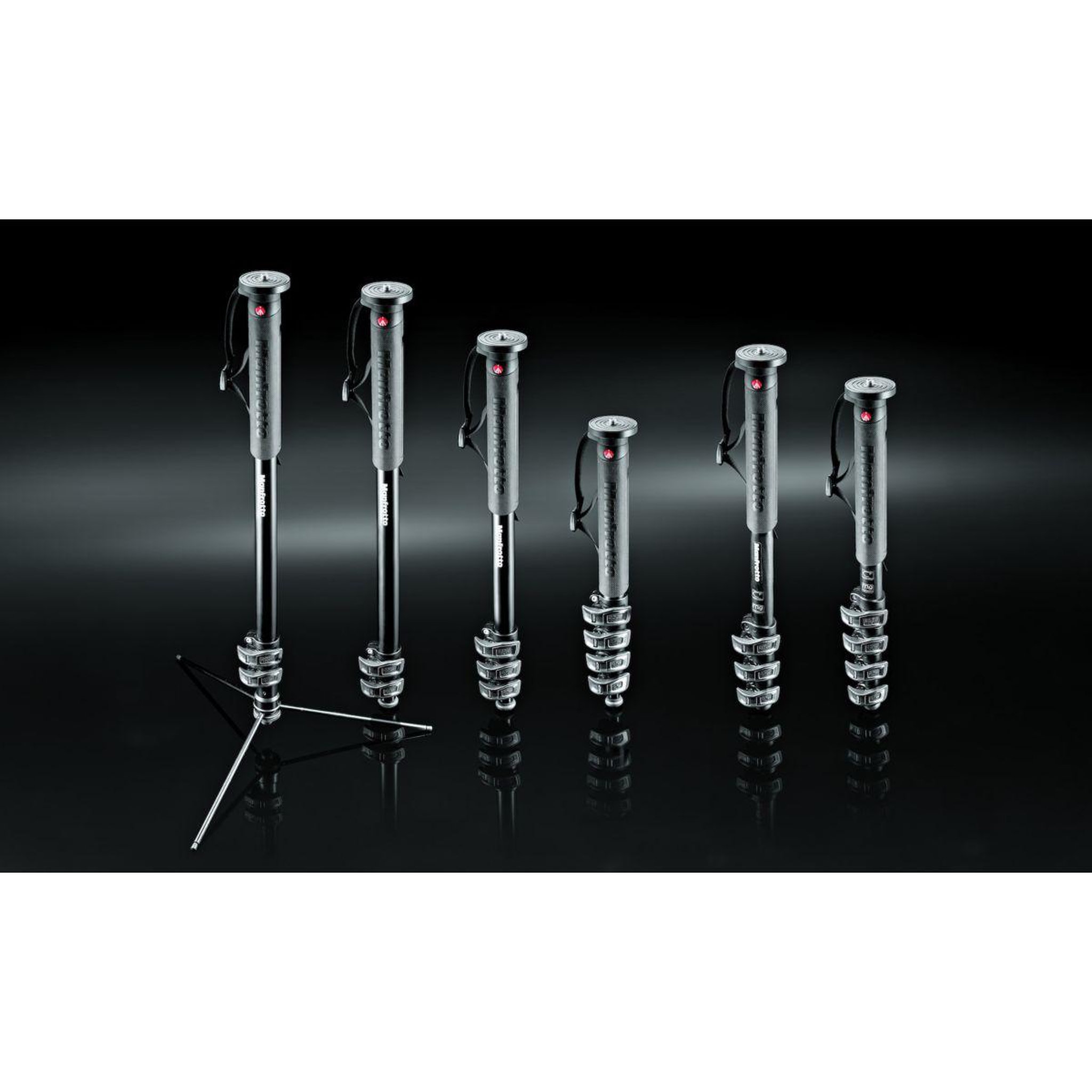 Voir la diapositive 4 : MANFROTTO Monopode Xpro 4 sections alu MPMXPROA4