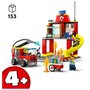 Voir la diapositive 4 : LEGO City 60375 La caserne et le camion de pompier, Jouet avec Véhicule d&rsquo;Urgence, Jouet Éducatif