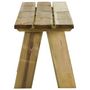 Voir la diapositive 4 : VIDAXL Banc de jardin 160 cm bois de pin massif impregne