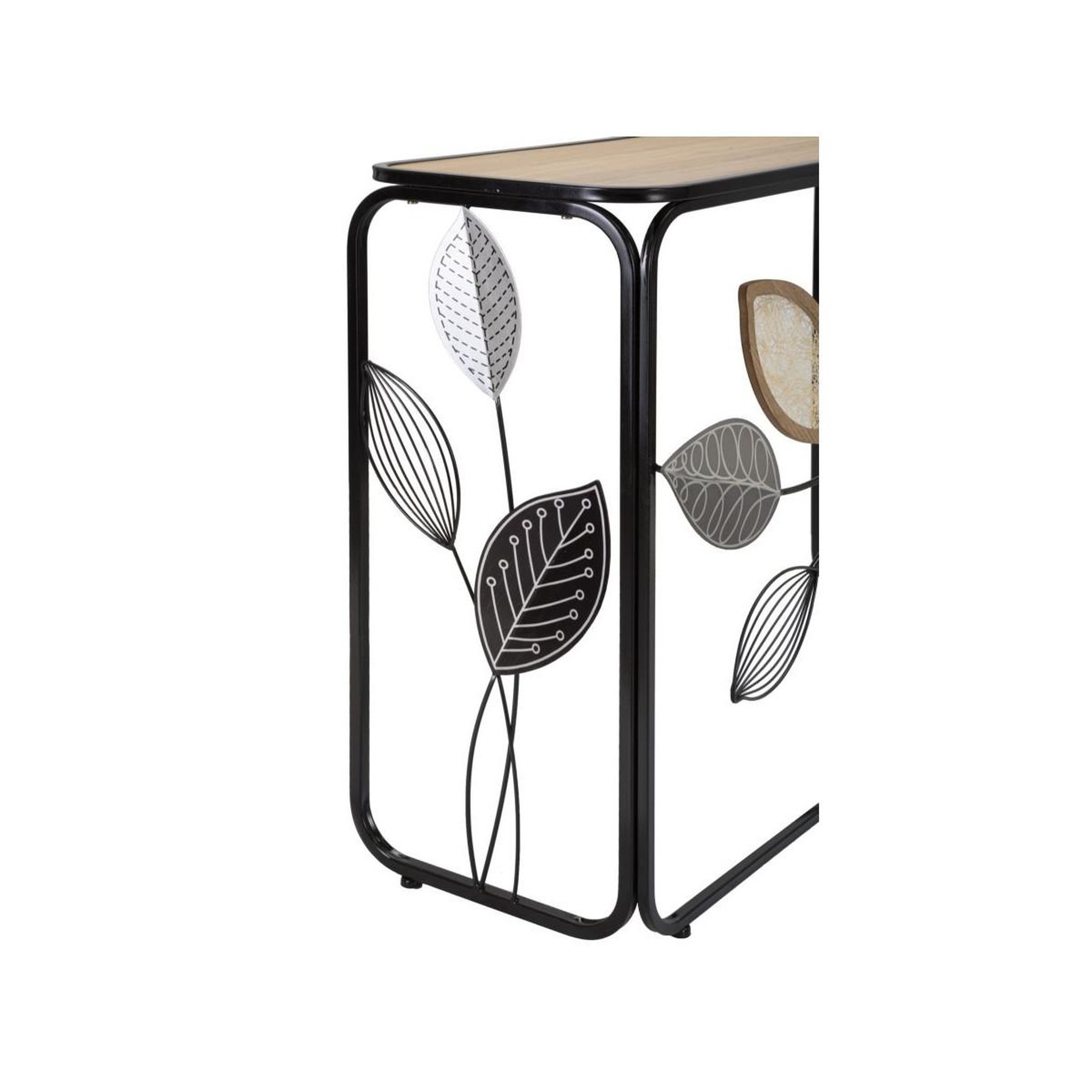 Voir la diapositive 6 : Paris Prix Console design en métal  automn  108cm multicolore