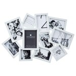 ATMOSPHERA Pêle-mêle 11 Photos Evy - 63 x 43 cm. Coloris disponibles : Blanc