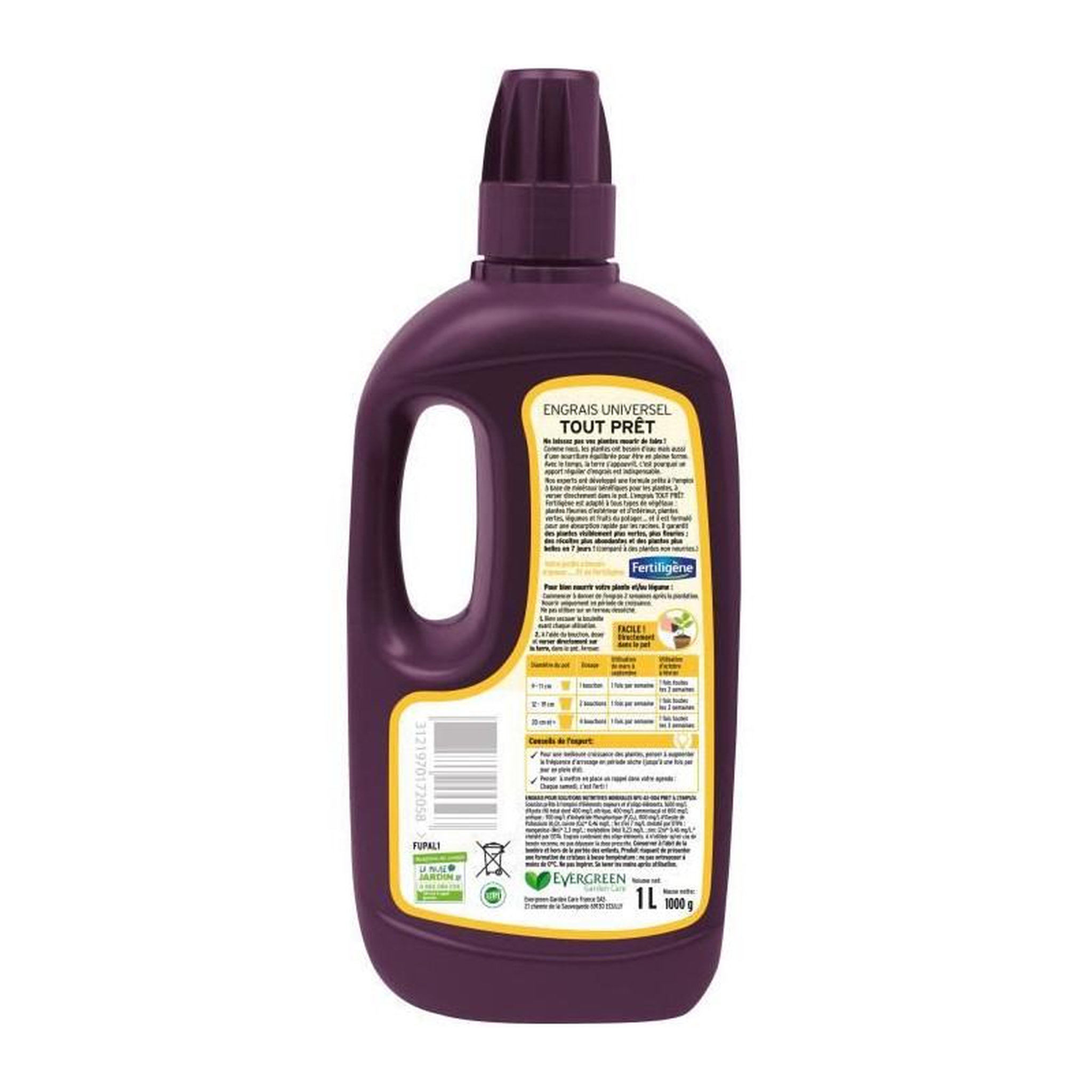 Voir la diapositive 2 : FERTILIGENE FERTILIGENE Engrais Universel - 1 L