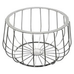 FIVE Corbeille à Fruits Moderne  Line  25cm Argent
