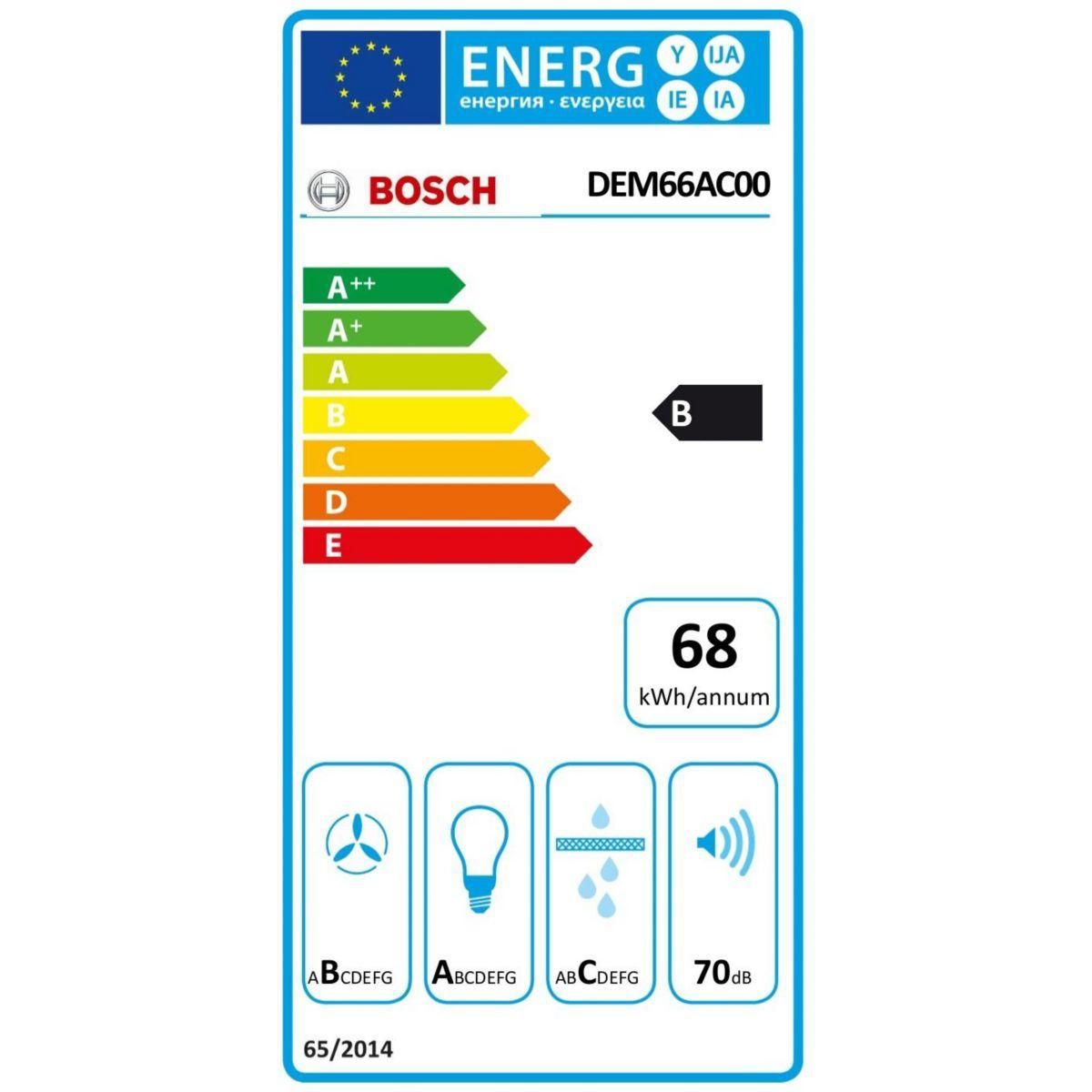 BOSCH Hotte escamotable DEM66AC00 SERIE 2