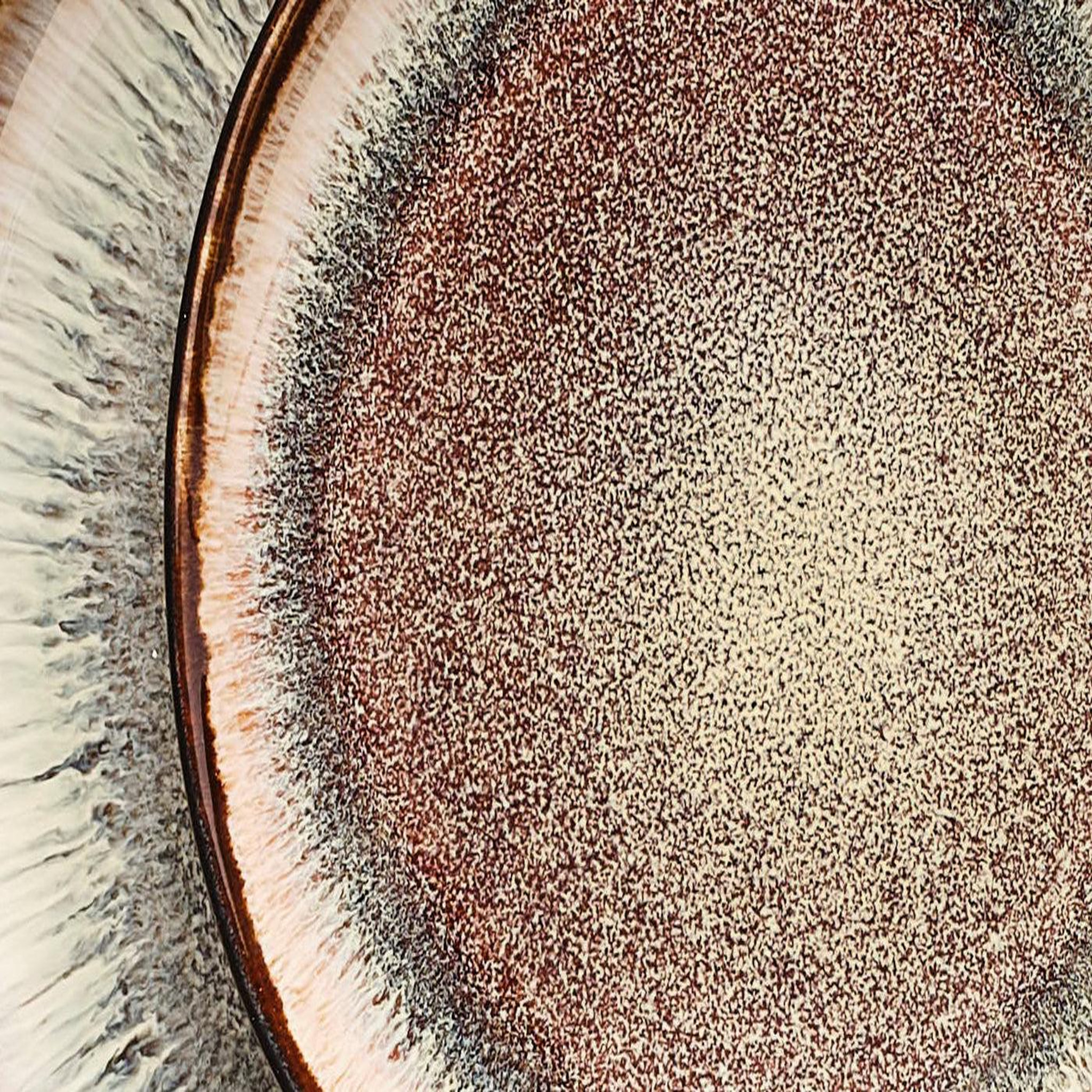 Voir la diapositive 5 : BJORN Assiette iris ø16cm - 6 pièces - marron sauvage