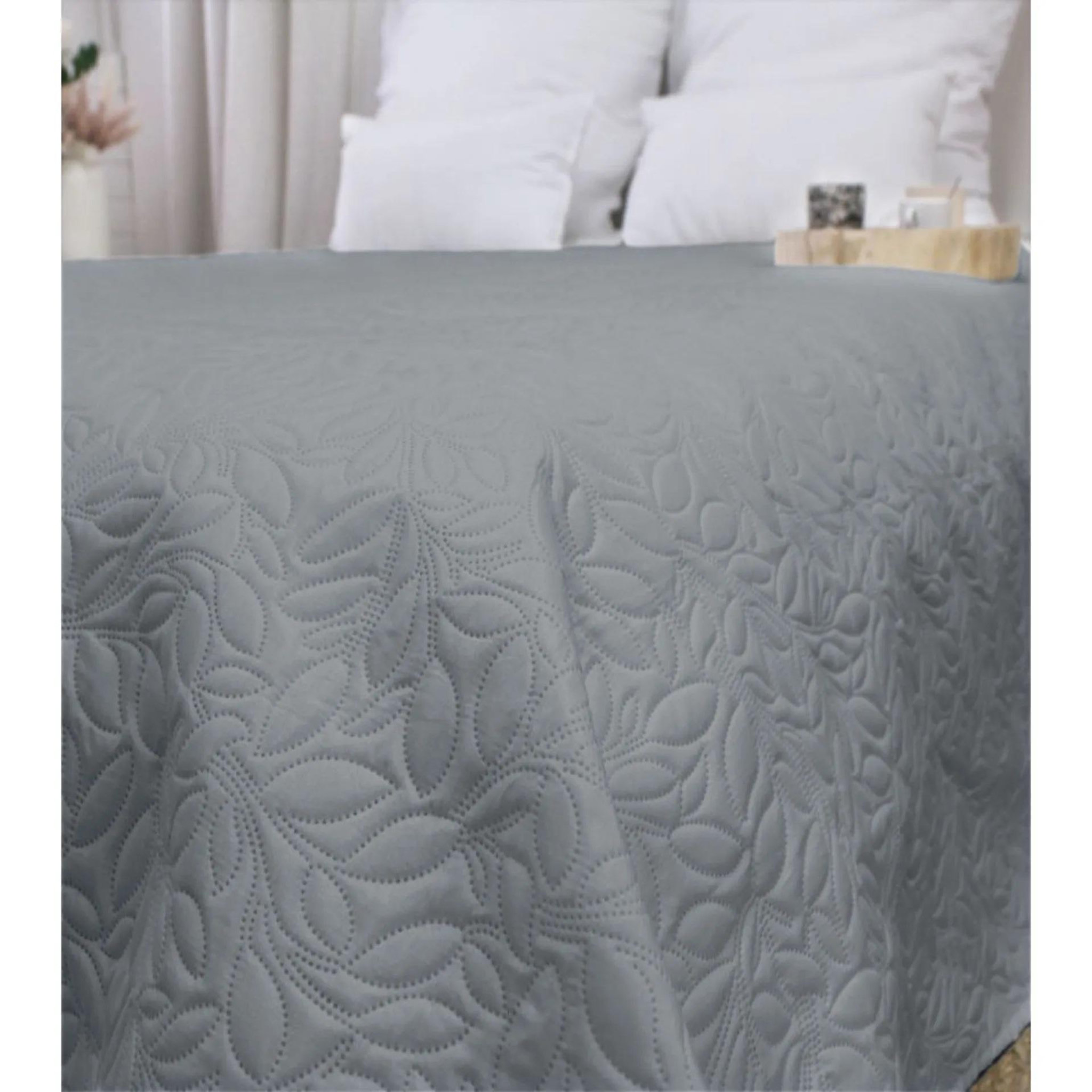 Voir la diapositive 3 : Eden Couvre-lit en microfibre rosace