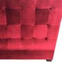 Voir la diapositive 2 : Paris Prix Tête de Lit Capitonnée en Velours  Amor  160cm Rouge