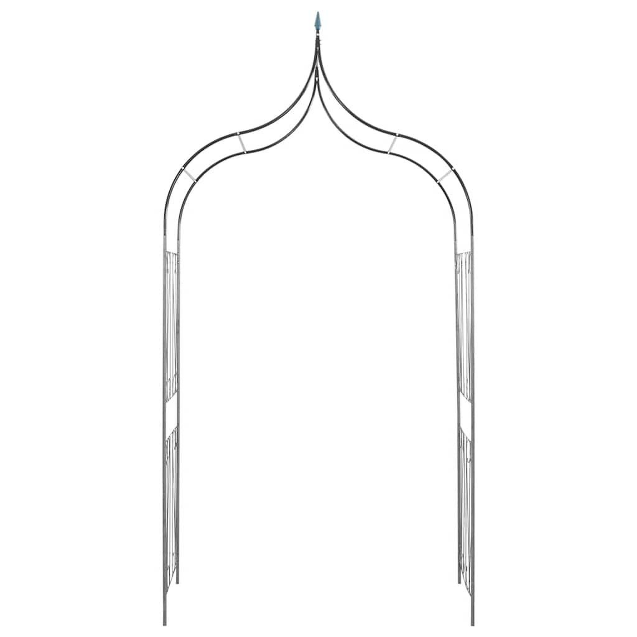 Voir la diapositive 4 : VIDAXL Arche de jardin Design de piquet plantes grimpantes Vert fonce