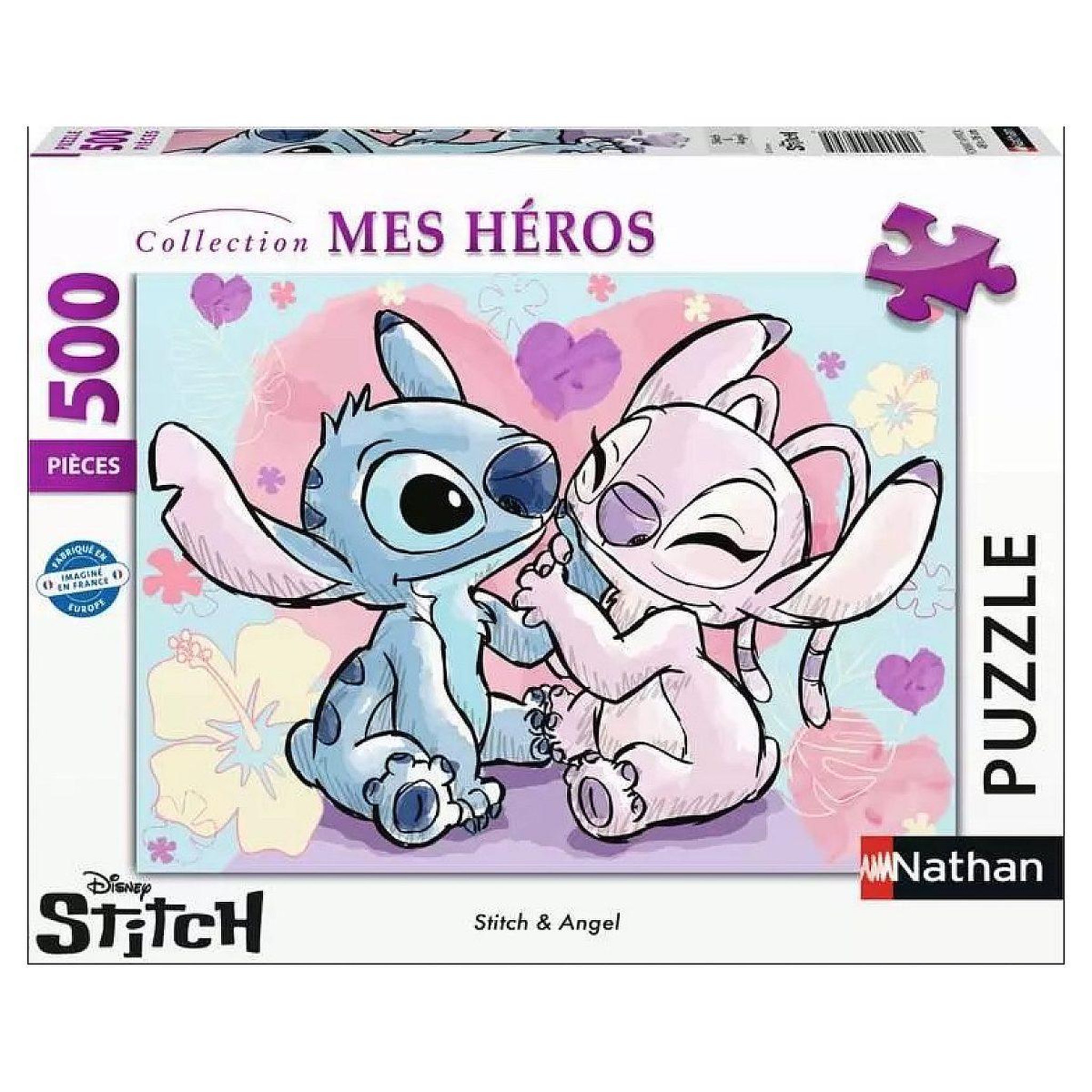 RAVENSBURGER Puzzle 500 p stitch et angel - disney